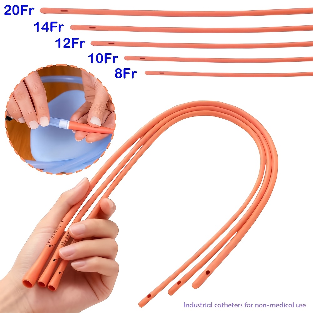 Lab Equipment - Tubos de Goma Flexibles Rojos de