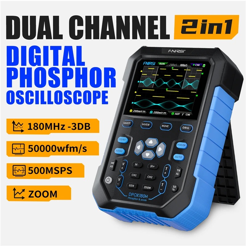 Osciloscopio Digital Portátil  - Fnirsi Digital Oscilloscope Handheld reseña y precio